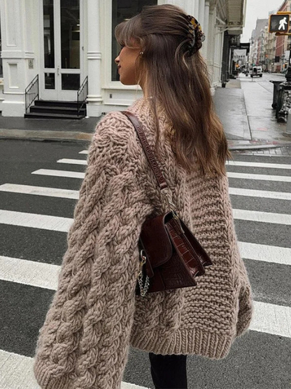 Vintage Casual Knit Sweater