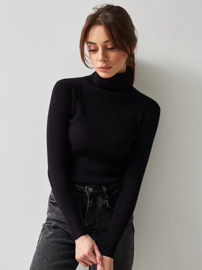 Turtleneck Sweater - Elegant Style