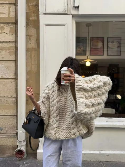 Vintage Casual Knit Sweater