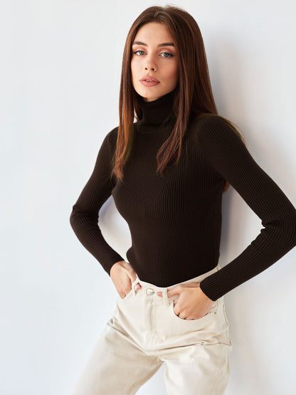 Turtleneck Sweater - Elegant Style